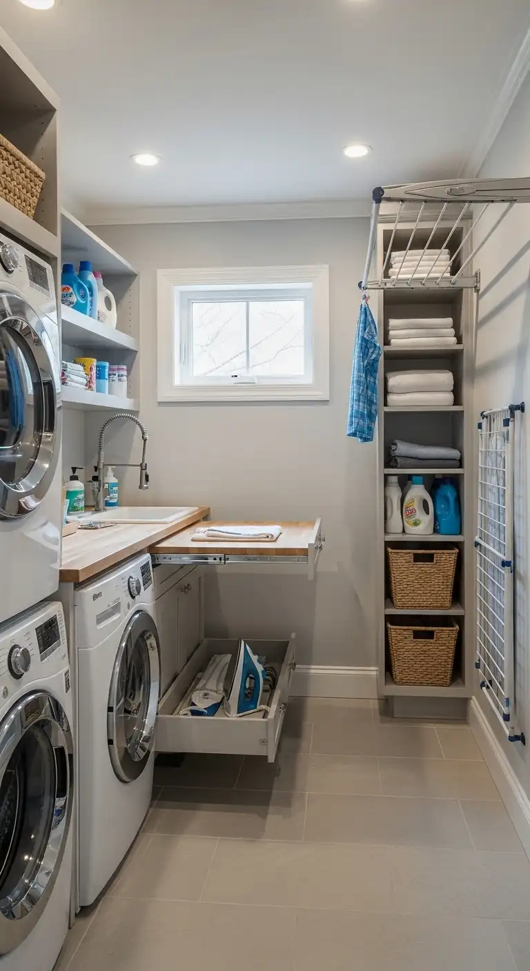 How much space do you actually need for a functional laundry room