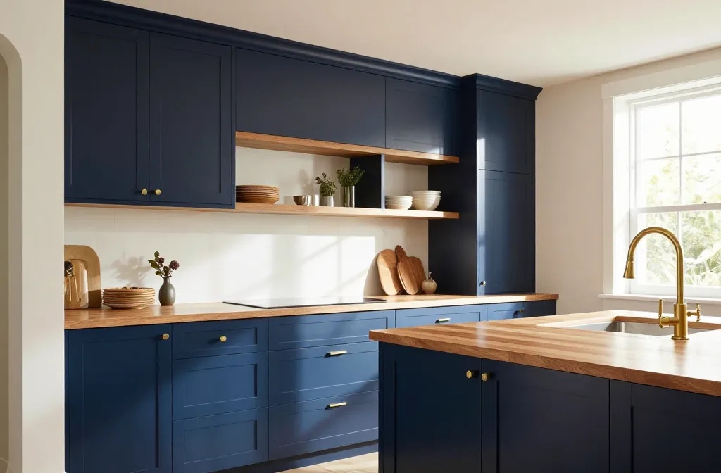 17 Navy Blue Kitchen Cabinet Ideas: Chic and Bold in 60 Seconds