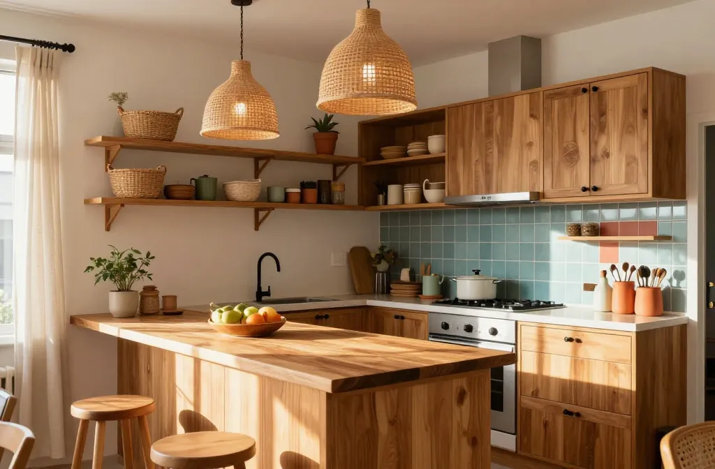 15 Small Boho Kitchen Ideas: Cozy Under 80 Sqft Magic 1 15 Small Boho Kitchen Ideas: Cozy Under 80 Sqft Magic