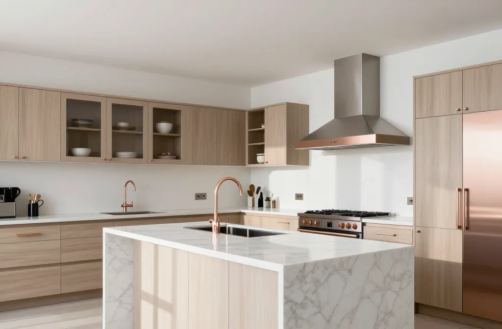 10 Rose Gold Kitchen Ideas for Chic Spaces 1 10 Rose Gold Kitchen Ideas for Chic Spaces