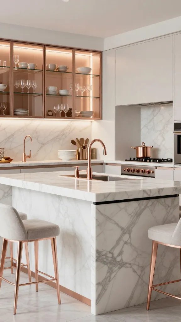 10 Rose Gold Kitchen Ideas for Chic Spaces 3 Item 2
