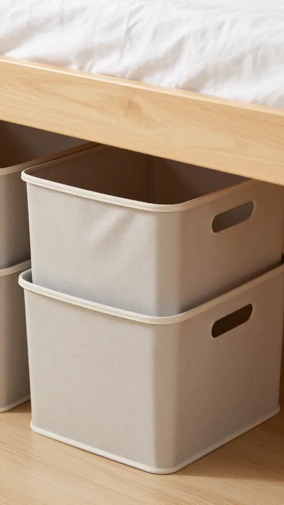 What Does a Dorm Room Look Like: a Real Tour 2 closeup of a dorm bed under-bed storage bins