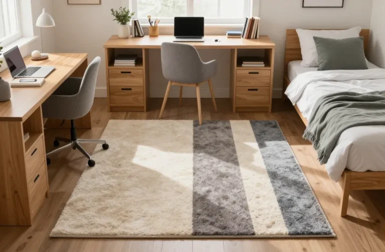 What Size Rug for Dorm Room: the Perfect Fit in Any Space