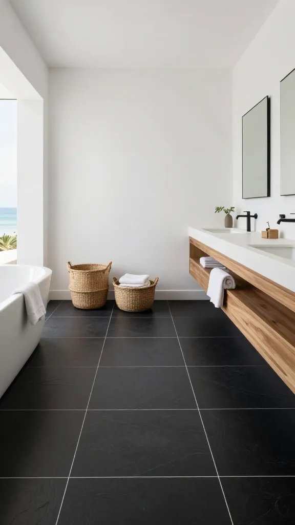 11 Black and White Bathroom Tile Ideas for Chic Drains 4 Item 3