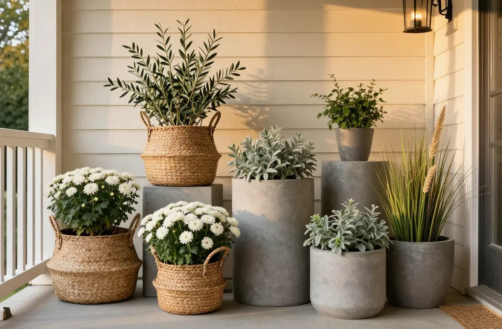 17 Fall Planters for the Front Porch: Cozy Curb Appeal Ideas