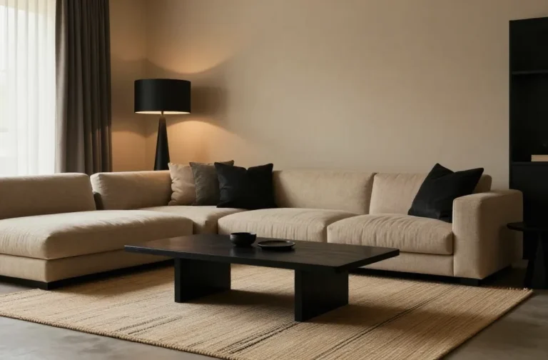 17 Black and Beige Living Room Ideas: Luxe and Calm Drops