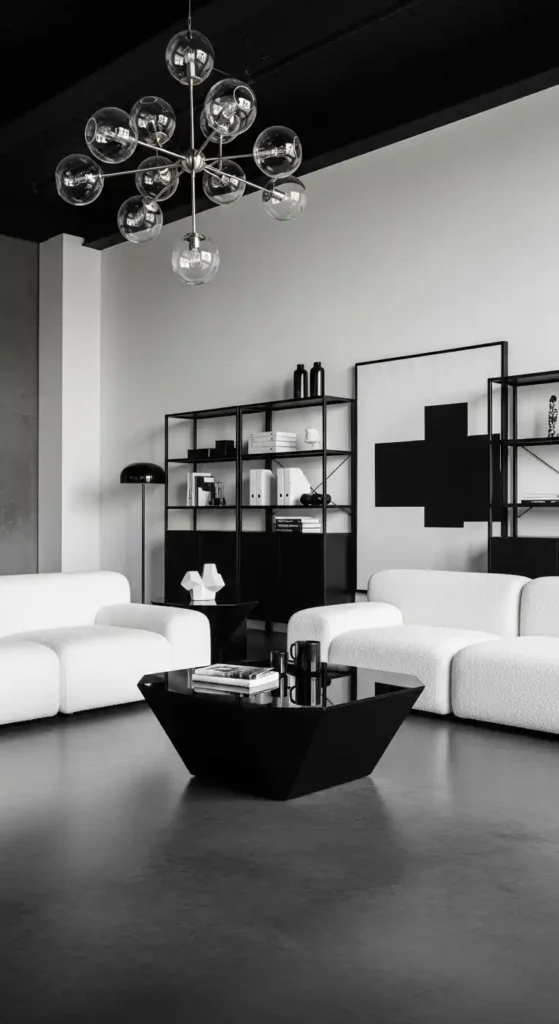 Concrete-Gloss Minimalist: Sleek Lines, Big Impact