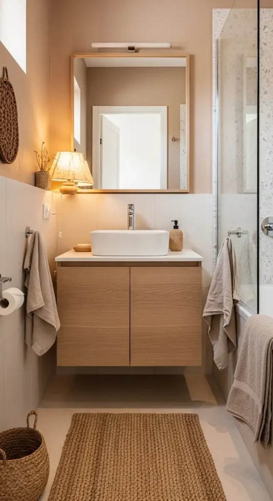 Cozy Scandinavian Beige Bath