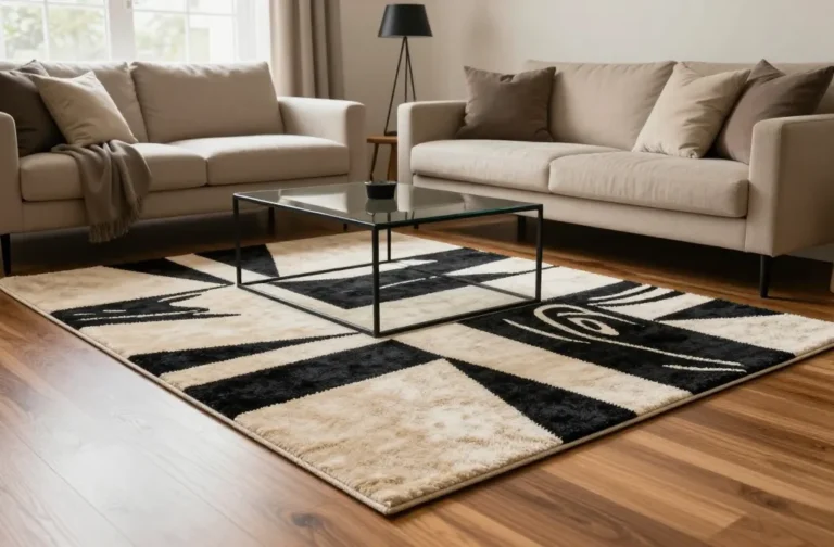 11 Black and Beige Living Room Rugs: Chic Picks You Need
