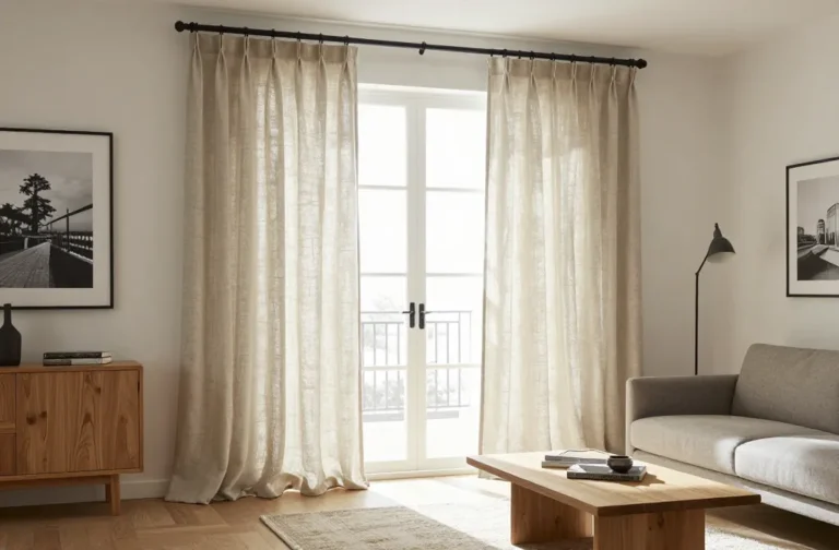 9 Black and Beige Living Room Curtains: Chic Dual-Neutral Ideas