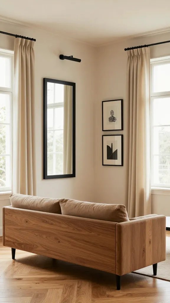 9 Black and Beige Living Room Curtains: Chic Dual-Neutral Ideas 10 Item 9