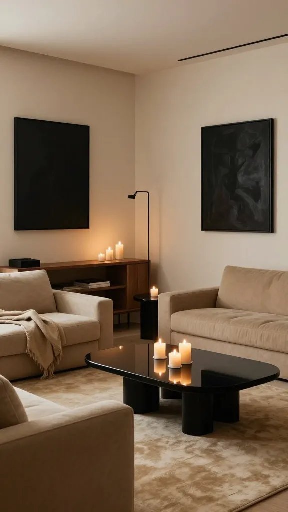 9 Black and Beige Living Room Ideas for Wow Factor 2 Item 1