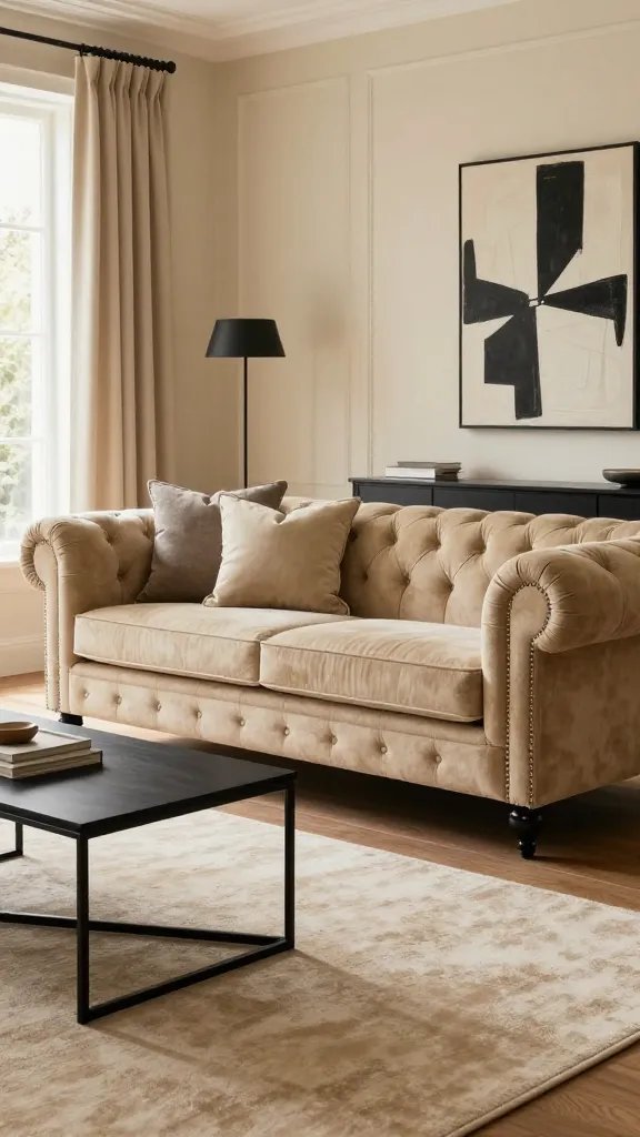 9 Black and Beige Living Room Ideas for Wow Factor 8 Item 7