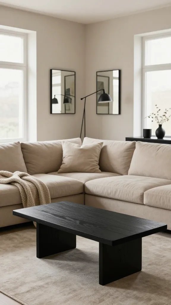 9 Black and Beige Living Room Ideas for Wow Factor 9 Item 8