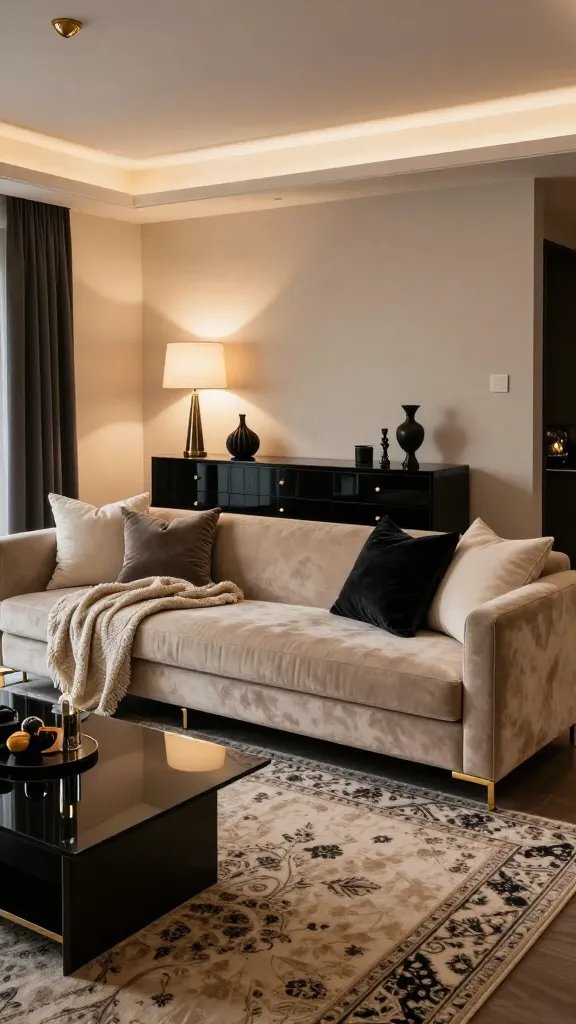 9 Black and Beige Living Room Ideas for Wow Factor 10 Item 9
