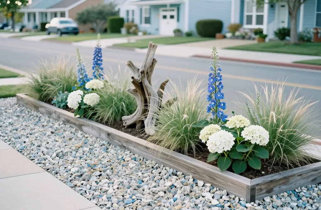 9 Front Yard Flowerbed Island: Magazine-Worthy Curb Appeal