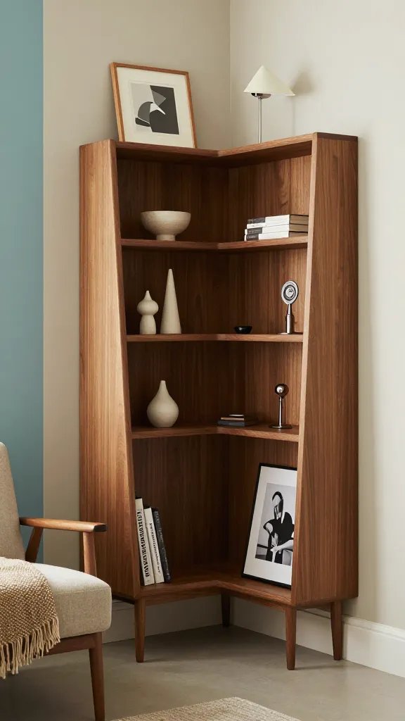 13 Corner Bookshelf Decorating Ideas: Chic Nook Makeovers 4 Item 3