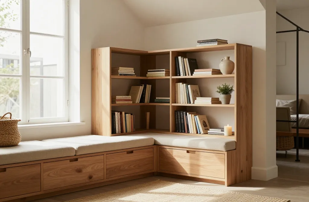 7 Corner Bookshelf Diy: Cozy to Industrial Picks 1 7 Corner Bookshelf Diy: Cozy to Industrial Picks