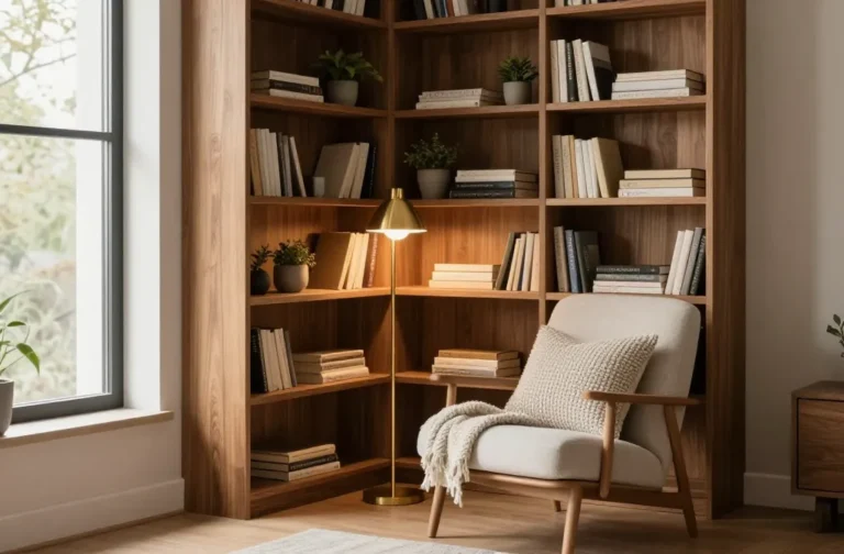 8 Corner Bookshelf Ideas for Small Spaces That Wow