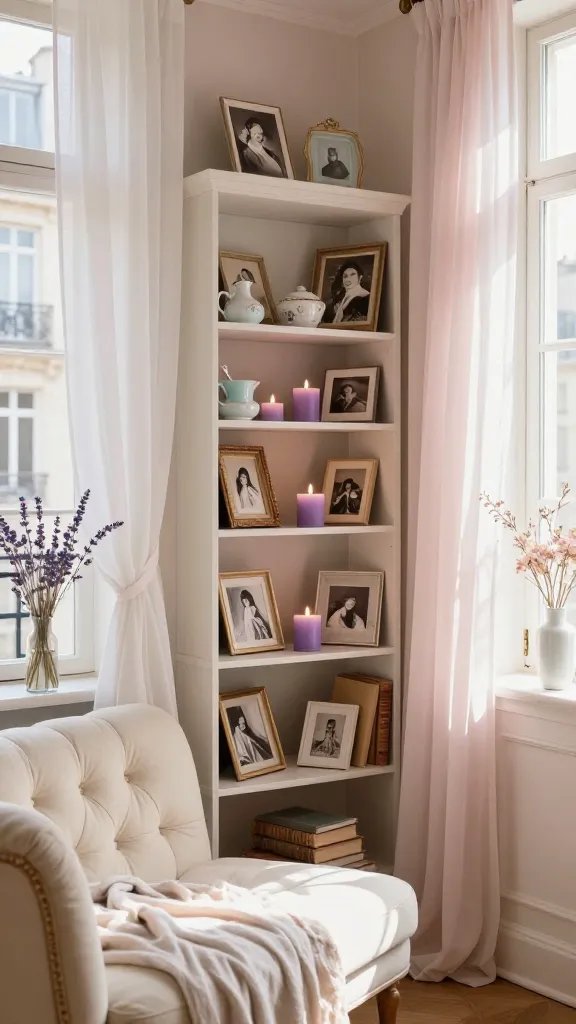 10 Shabby Chic Bookshelf Decor: Dreamy Nook Ideas 2 Item 1