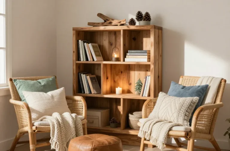 8 Rustic Chic Bookshelf: Cozy Cabin Nook Ideas 4 8 Rustic Chic Bookshelf: Cozy Cabin Nook Ideas