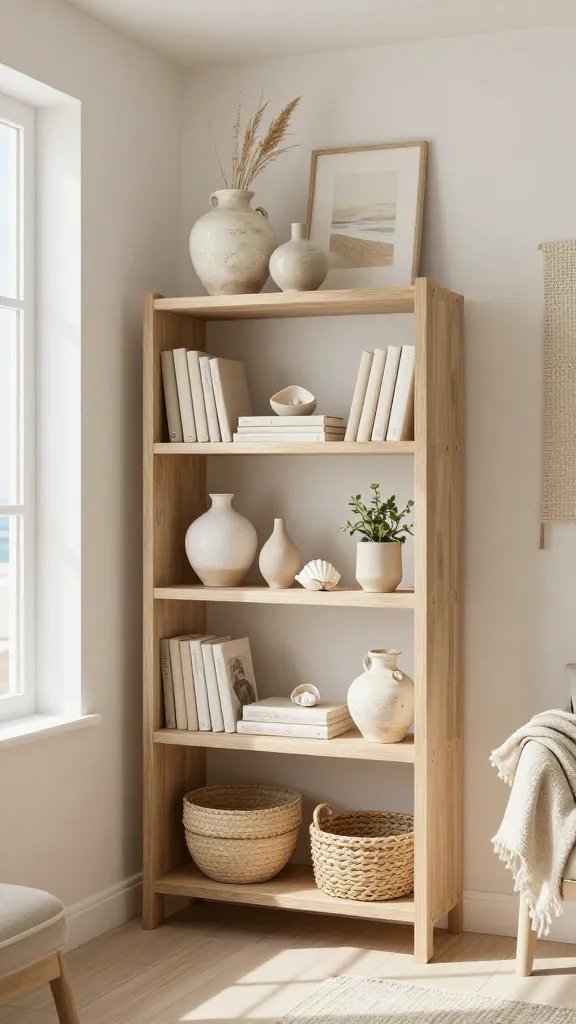 7 Coastal Chic Bookshelf: Sunlit Shelf Inspirations 2 Item 1