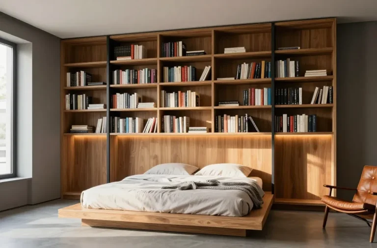 8 Small Space Bookshelf Bedrooms: Chic Mini Retreats
