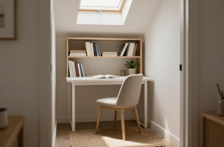 9 Small Space Bookshelf and Desk Ideas That Wow