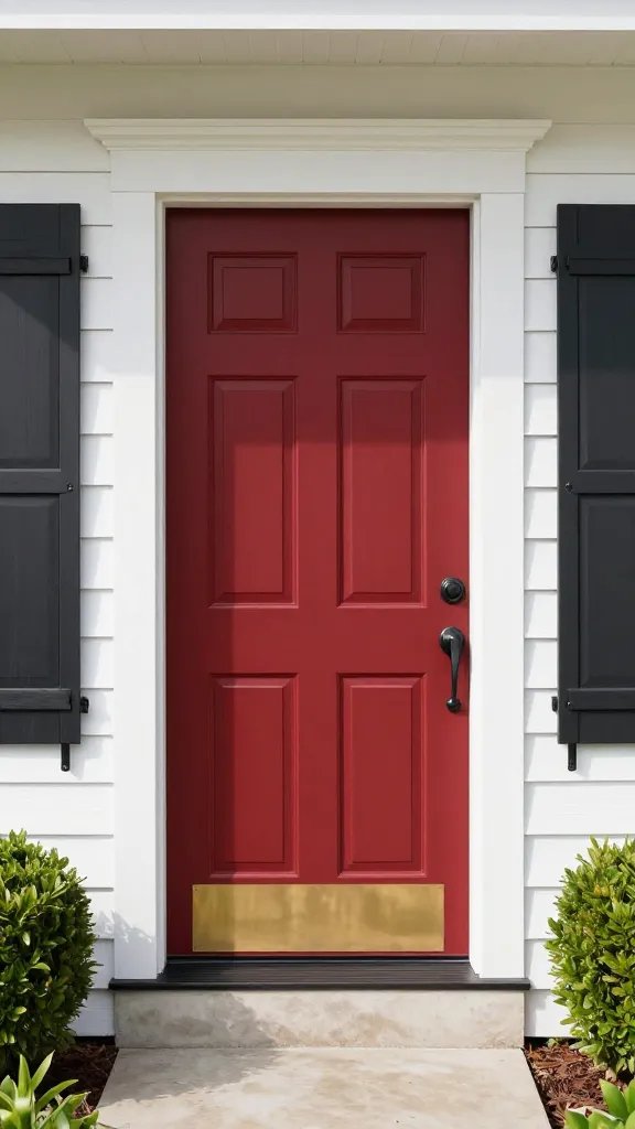 8 Front Door Colors for White House That Wow 2 Item 1