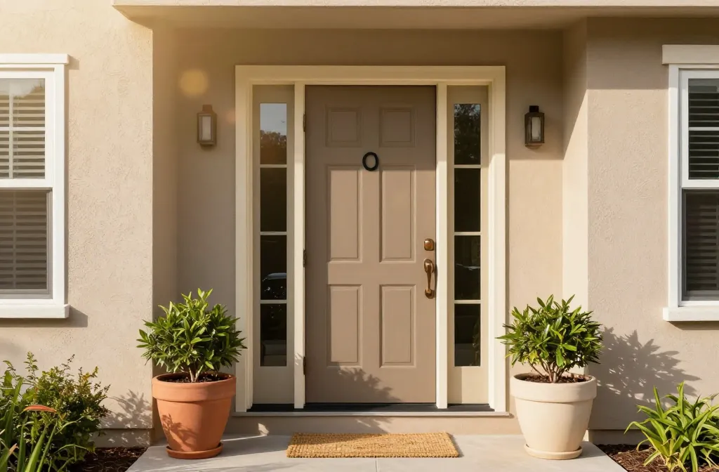 13 Front Door Colors with Tan House: Curb Appeal Quick Picks 1 13 Front Door Colors with Tan House: Curb Appeal Quick Picks