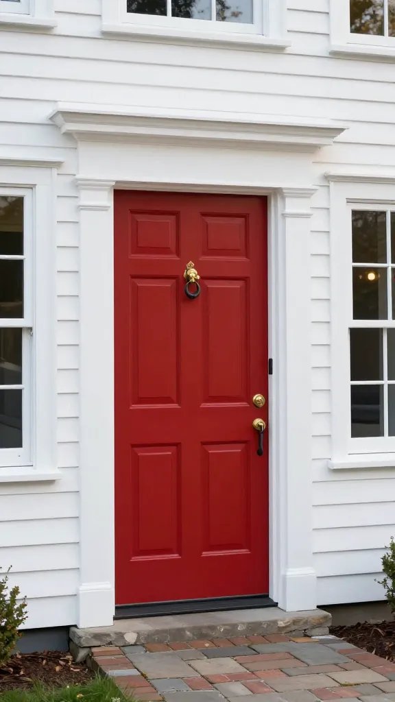 9 Front Door Colors with White House: Bold & Welcoming? 7 Item 6