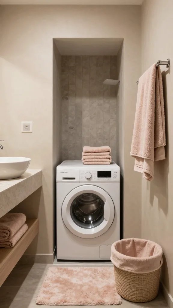 8 Small Bathroom Ideas with Wash Machine: Tiny Luxe in One Space Unveiled 7 Item 6