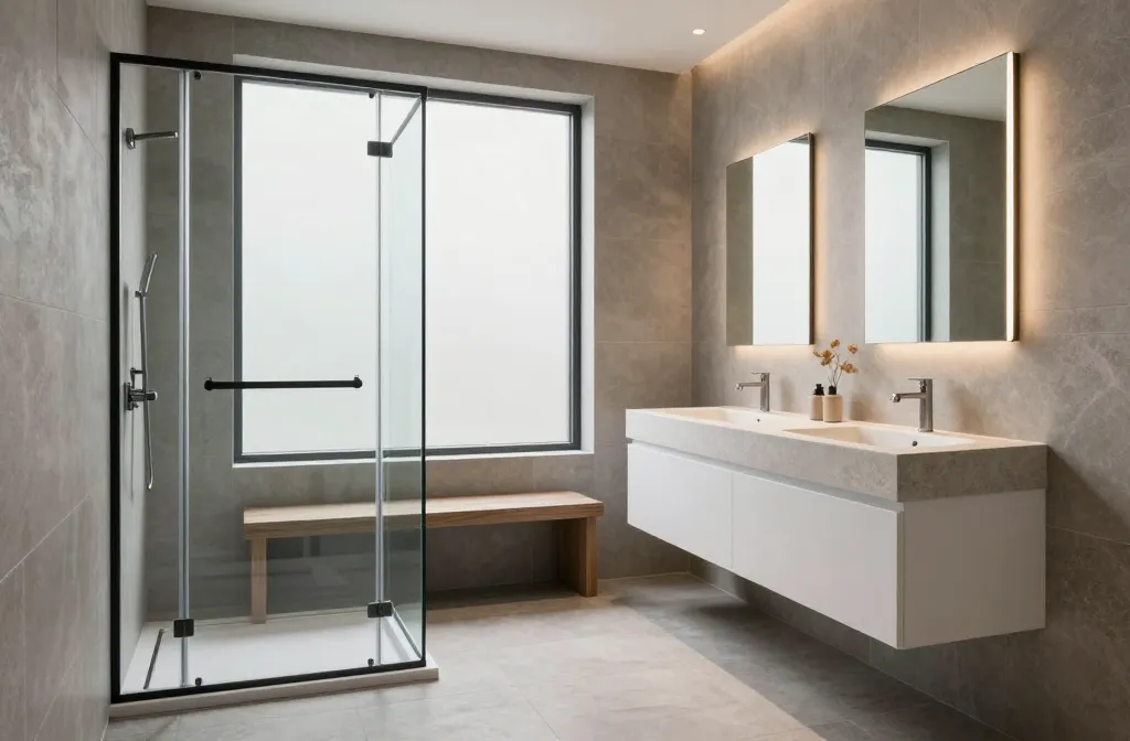 7 Small Bathroom Ideas with Shower Walk in: Chic Tiny-Space Transformations