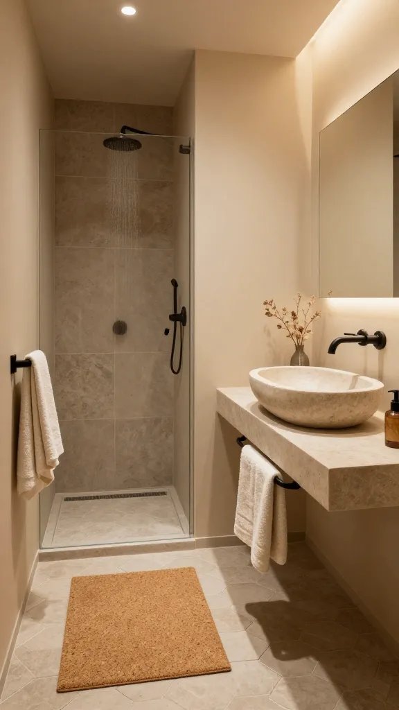 13 Small Bathroom with Hexagon Tile Floor: Chic Small-Space Hacks 6 Item 5