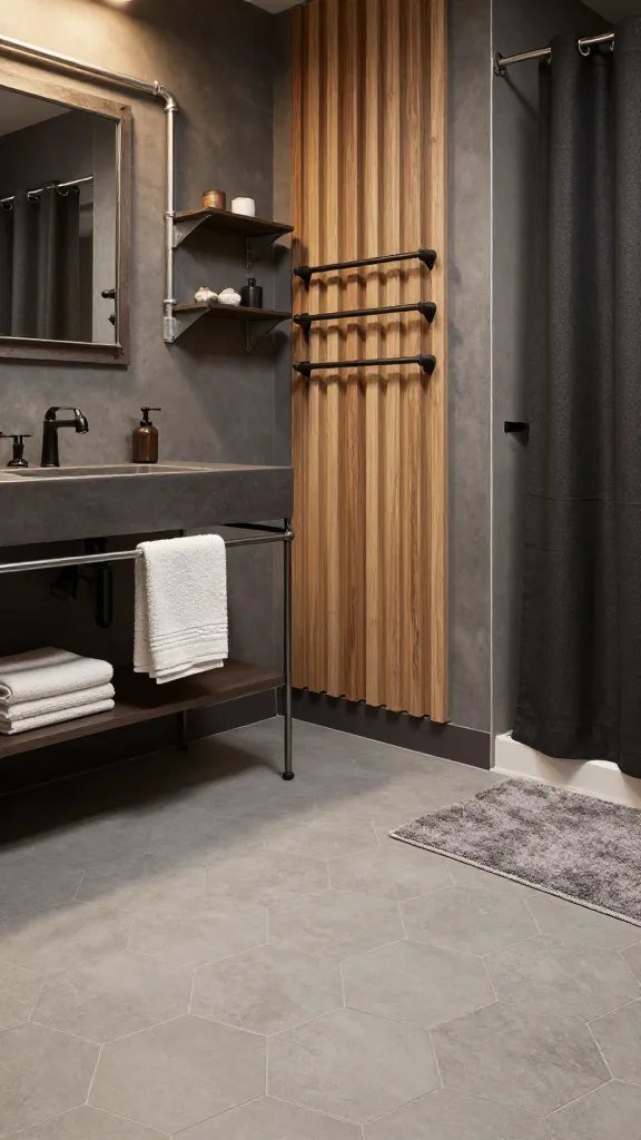 13 Small Bathroom with Hexagon Tile Floor: Chic Small-Space Hacks 7 Item 6