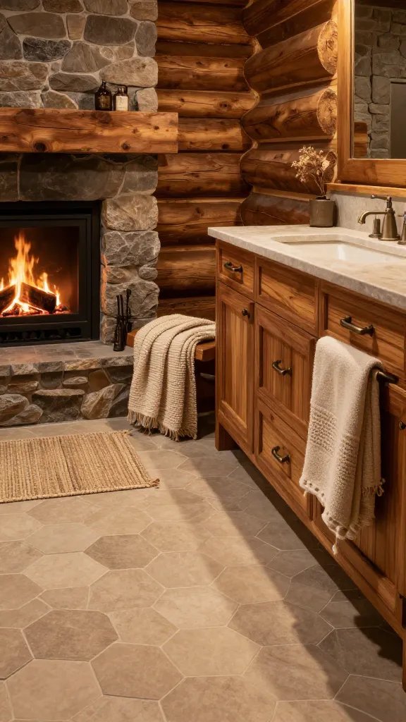 13 Small Bathroom with Hexagon Tile Floor: Chic Small-Space Hacks 12 Item 11