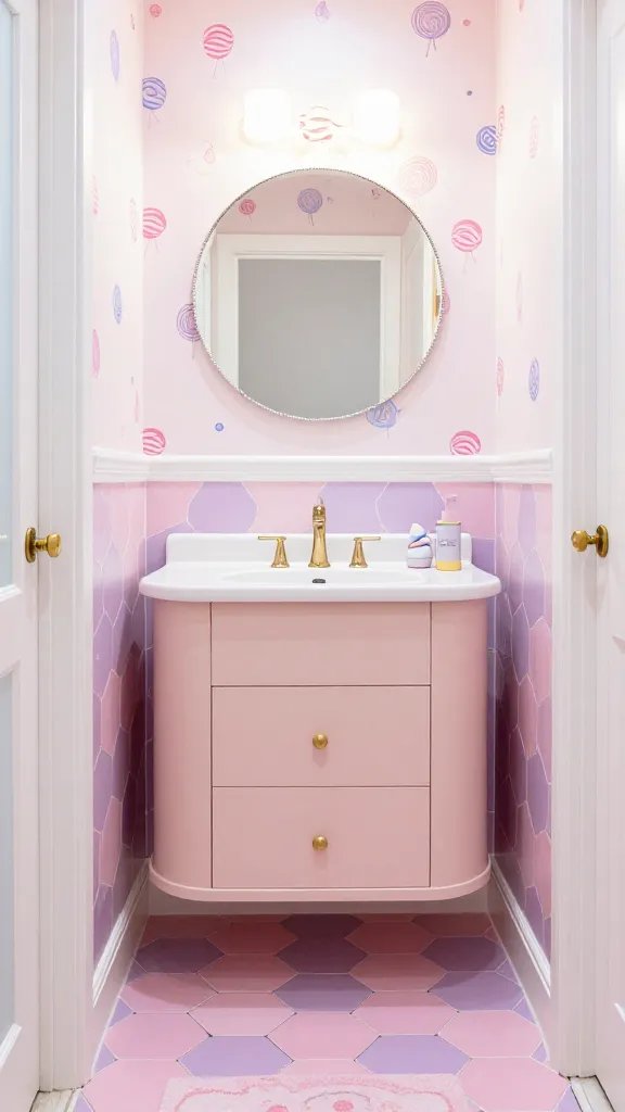 13 Small Bathroom with Hexagon Tile Floor: Chic Small-Space Hacks 13 Item 12