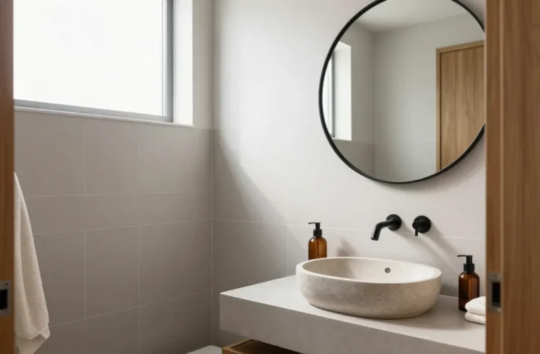 11 Small Bathroom with Half Wall Tile: Tiny Luxe Ideas