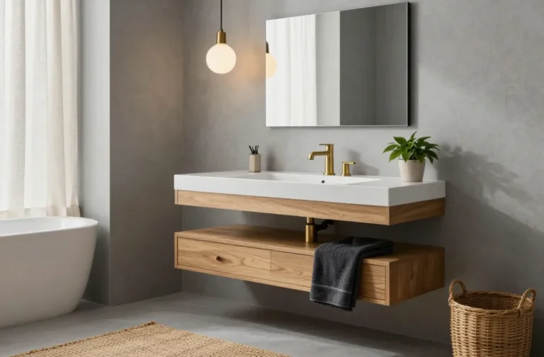 10 Gray Small Bathroom Ideas That Wow: Tiny Transformations 3 10 Gray Small Bathroom Ideas That Wow: Tiny Transformations