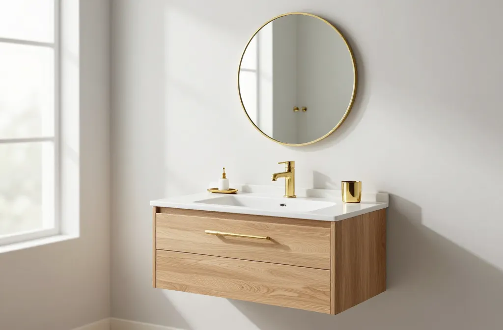 7 Small Bathroom with Gold Accents: Tiny Luxe Ideas 1 7 Small Bathroom with Gold Accents: Tiny Luxe Ideas