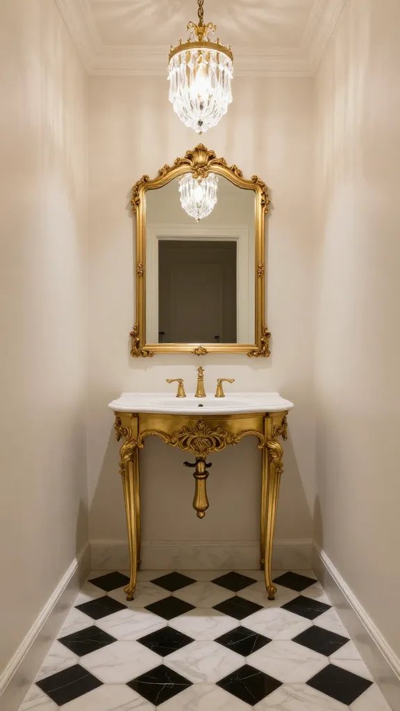 7 Small Bathroom with Gold Accents: Tiny Luxe Ideas 4 Item 3