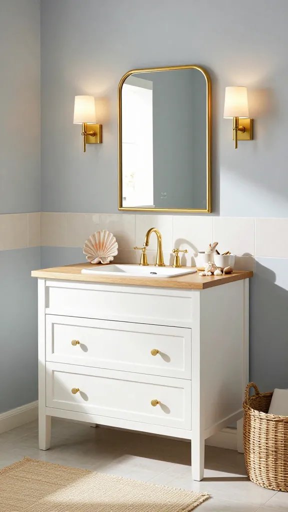 7 Small Bathroom with Gold Accents: Tiny Luxe Ideas 5 Item 4