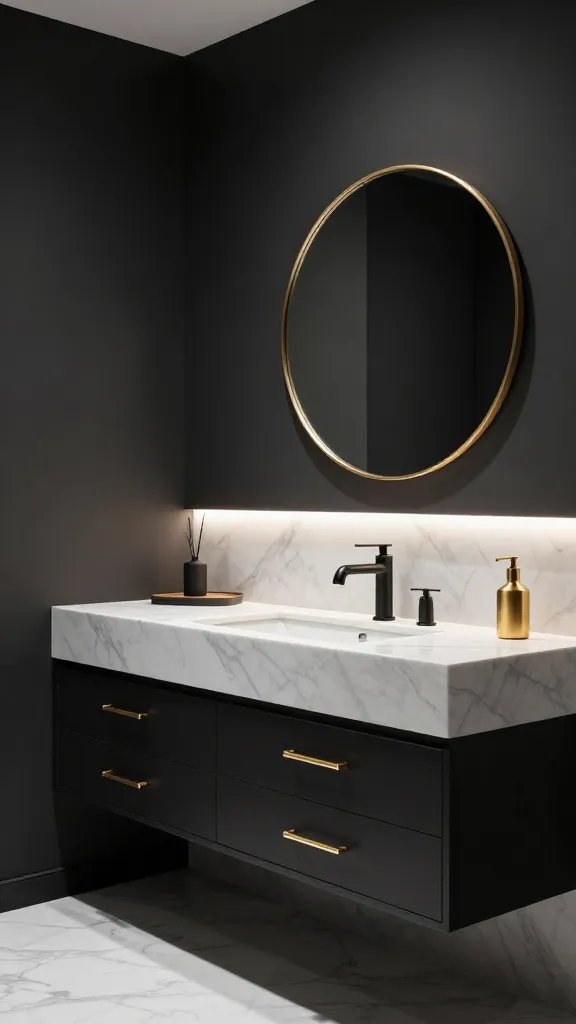 7 Small Bathroom with Gold Accents: Tiny Luxe Ideas 6 Item 5
