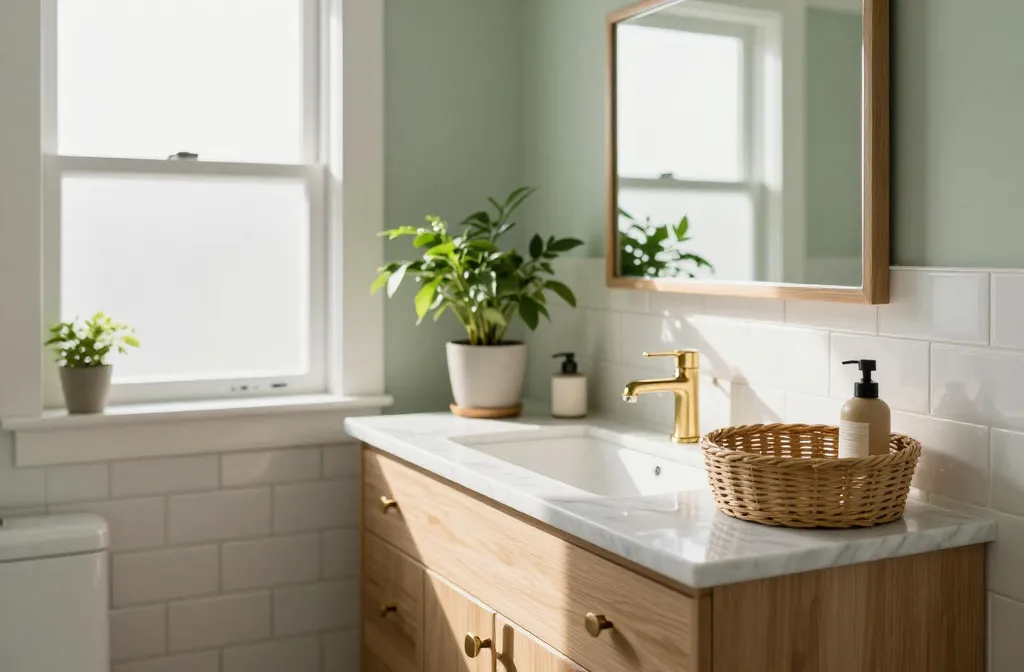 7 Green Small Bathroom: Tiny Oasis, Major Vibes 1 7 Green Small Bathroom: Tiny Oasis, Major Vibes