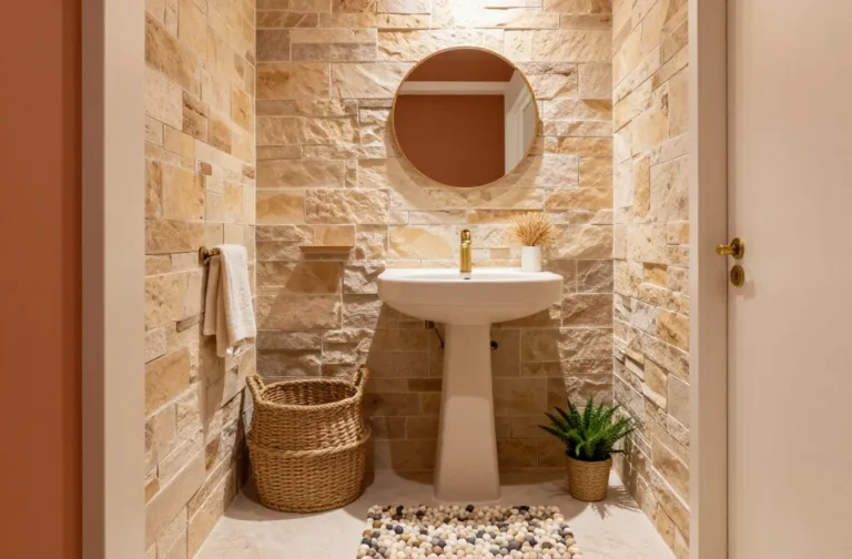 8 Small Bathroom Earthy: Cozy, Earthy Spa Ideas for Tight Spaces 7 8 Small Bathroom Earthy: Cozy, Earthy Spa Ideas for Tight Spaces