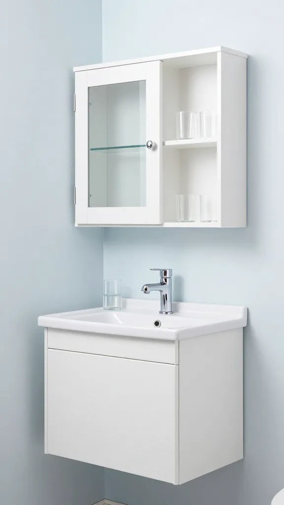 10 Small Bathroom Cabinets: Tiny Space, Big Style 10 Item 9