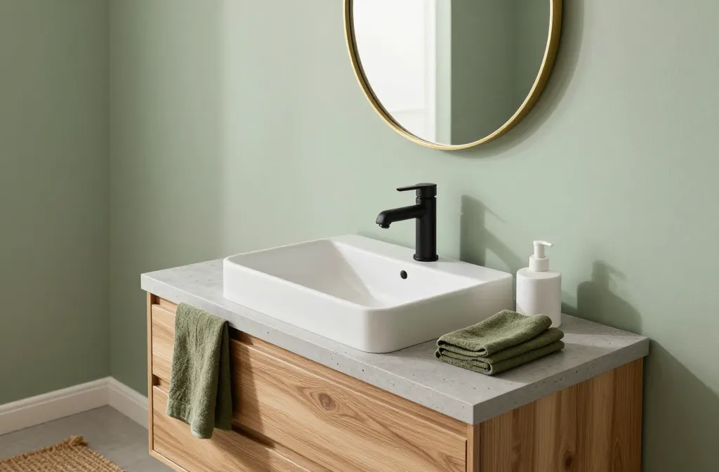 8 Small Bathroom Colour Schemes: Tiny-Space Inspoiaires