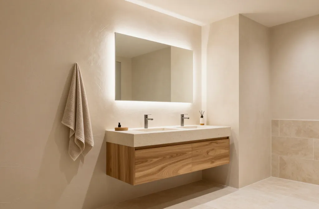 11 Beige Small Bathroom: Tiny Elegance Fits Big Style
