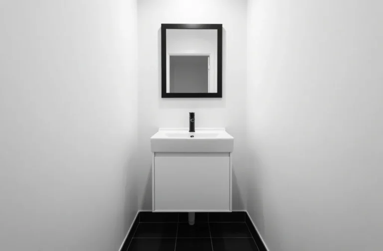 9 Black and White Small Bathroom: Chic Compact Upgrades 15 9 Black and White Small Bathroom: Chic Compact Upgrades