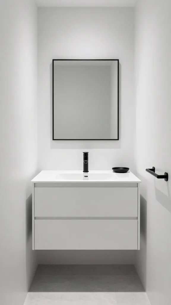 9 Black and White Small Bathroom: Chic Compact Upgrades 2 Item 1
